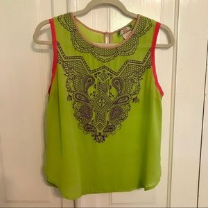 Bright Green Flying Tomato Top!